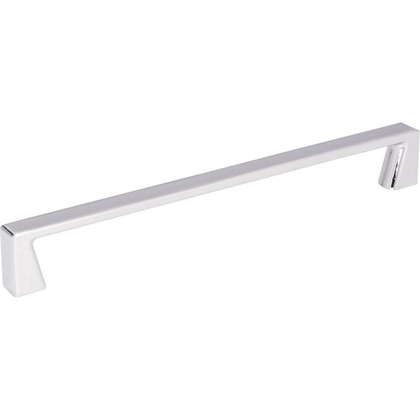 Jeffrey Alexander 192 mm Center-to-Center Polished Chrome Square Boswell Cabinet Pull 177-192PC